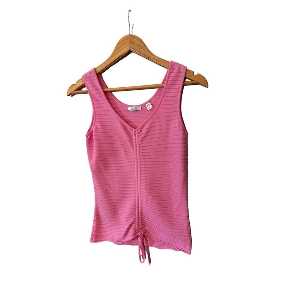 Cache Sleeveless Polyamide Pink Blush Small Blouse Top Womens New